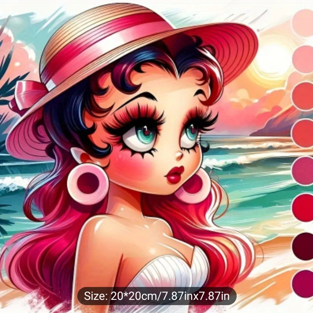 Betty Boop 5D DIY Diamond Painting Kit - Full Set​Unleash your creativity with